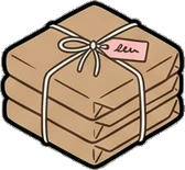 Baskets and floor things, a sticker from the The Flower Shop world