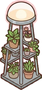 Floor lamps, a sticker from the The Flower Shop world