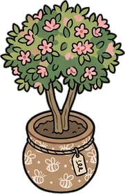 Floor plants, a sticker from the The Flower Shop world
