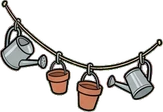 Garlands and hanging things, a sticker from the The Flower Shop world