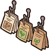 Garlands and hanging things, a sticker from the The Flower Shop world