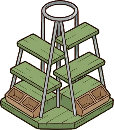 Folding screens, a sticker from the The Flower Shop world
