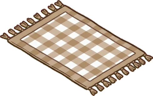 Rugs, a sticker from the The Flower Shop world