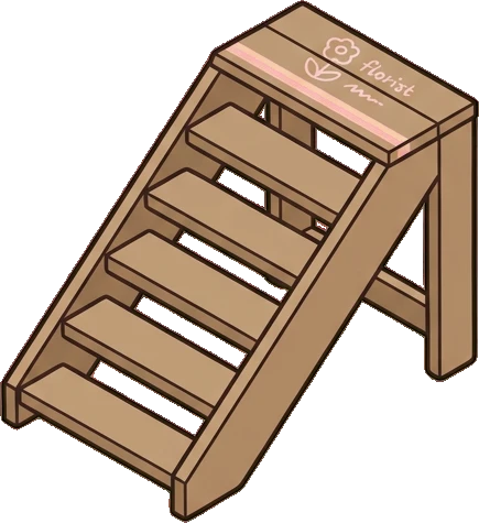 Staircases, a sticker from the The Flower Shop world