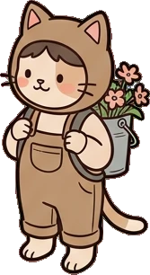 People standing, a sticker from the The Flower Shop world