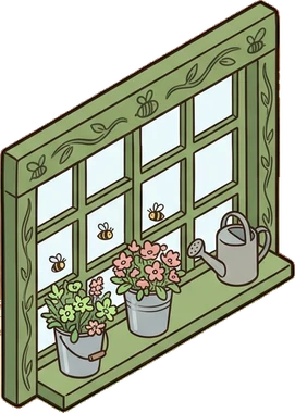 Windows, a sticker from the The Flower Shop world