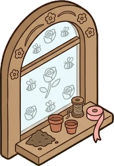 Windows, a sticker from the The Flower Shop world