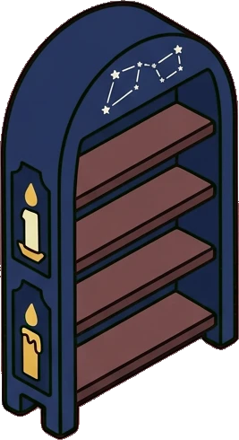 Bookcases, a sticker from the The Magic Classroom world