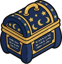 Chests and trunks, a sticker from the The Magic Classroom world
