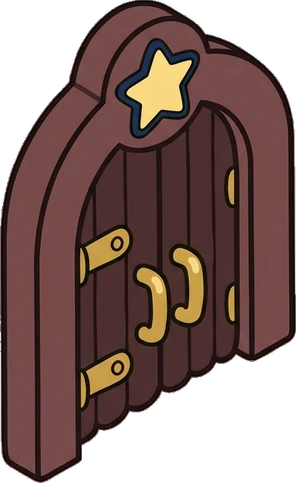 Doors, a sticker from the The Magic Classroom world
