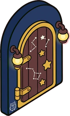 Doors, a sticker from the The Magic Classroom world