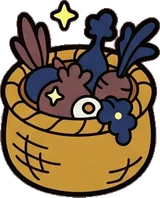 Baskets and floor things, a sticker from the The Magic Classroom world
