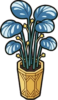 Floor plants, a sticker from the The Magic Classroom world