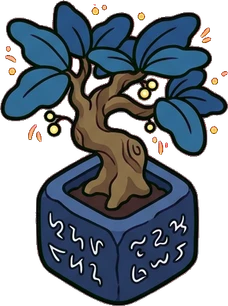 Floor plants, a sticker from the The Magic Classroom world
