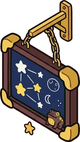 Signboards and chalkboards, a sticker from the The Magic Classroom world