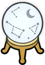 Candles and small lights, a sticker from the The Magic Classroom world