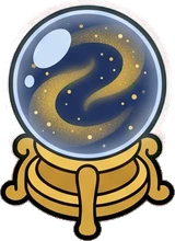 Candles and small lights, a sticker from the The Magic Classroom world