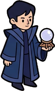 People standing, a sticker from the The Magic Classroom world