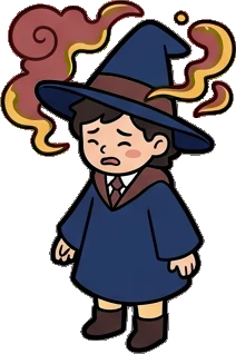 People standing, a sticker from the The Magic Classroom world