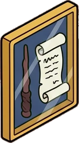 Wall art and frames, a sticker from the The Magic Classroom world