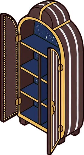 Wardrobes, a sticker from the The Magic Classroom world