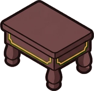 Desks and workbenches, a sticker from the The Magic Classroom world