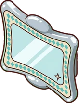 Mirrors, a sticker from the The Diner world